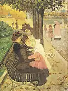 Maurice Prendergast, Le Jardin des Tuileries (1895).