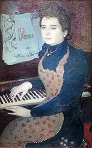 Marta al piano  (1891)