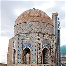 El mausoleo octogonal cerca de Shah-i-Zinda en Samarcanda