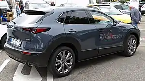 Vista trasera Mazda CX-30