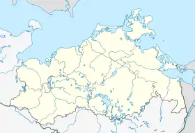 Groß Wokern ubicada en Mecklemburgo-Pomerania Occidental