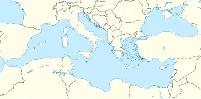 Jerusalén ubicada en Mar Mediterráneo