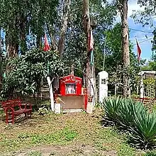 Memorial a Isidro Velazquez, en la locación donde fue abatido por las fuerzas policiales