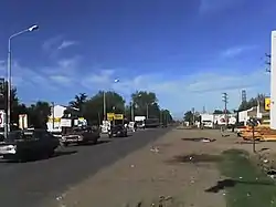 Avenida Eva Perón, a la altura de Barrio Rivadavia, Pontevedra