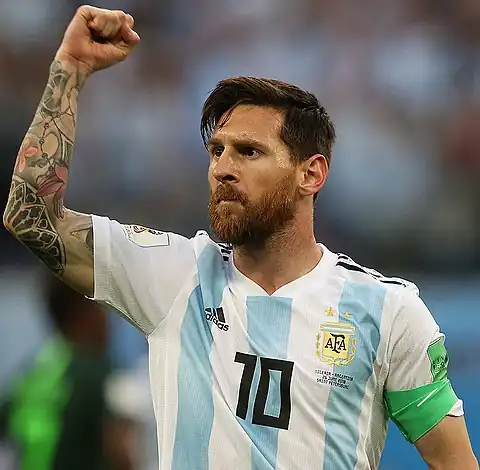 Lionel Messi (Argentina), elegido siete veces como el mejor jugador del mundo.
