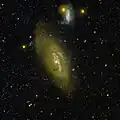 Messier 90 fotografiada por GALEX