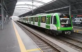 Vista del Metro de Lima - Estación San Borja Sur