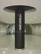 Señal de la estación de metro