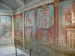 Frescos del cubiculum de P. Fannius Synistor en Boscoreale.