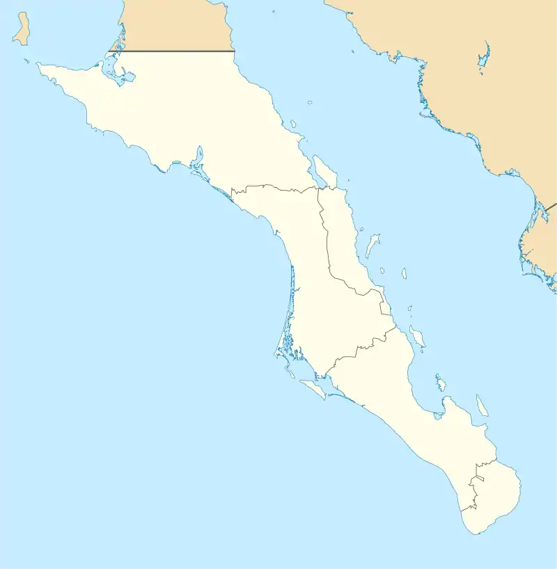 El Pescadero ubicada en Baja California Sur