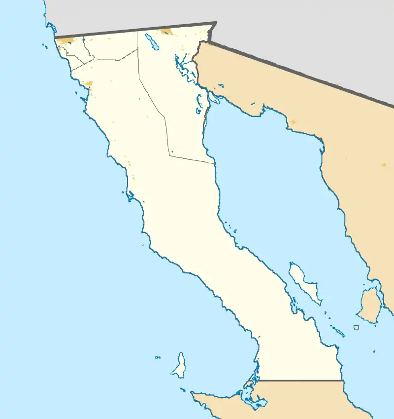 La Misión ubicada en Baja California