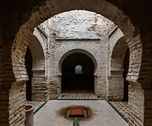 Interior de la mezquita.