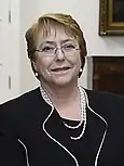 Michelle Bachelet Jeria(2006-2010, 2014-2018)N. 29 de septiembre de 195172 años