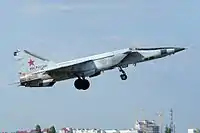 MiG-25RB (reconocimiento)  retirado en 2009