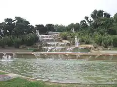 Cascada de la fuente.