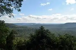 Vista desde uno de los miradores de la RP7.