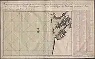 Levantado por orden del Rey en el año de 1779 por el Sor. Piloto del número de la Real Armada Dn. Juan Patricio García