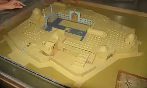 Maqueta a escala de la mezquita.