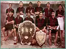 Equipo campeón de la IFA Shield en 1911