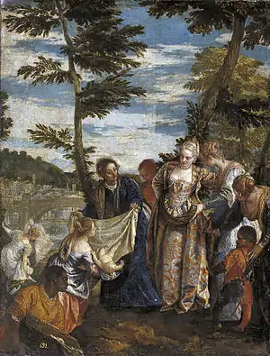 Moisés salvado de las aguas, h. 1580, Museo del Prado.