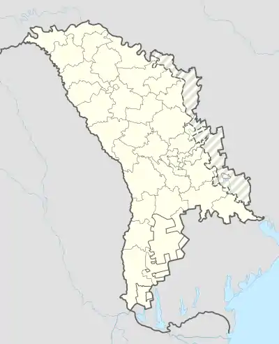 Lăpușna ubicada en Moldavia