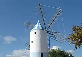 Vista del Molino de Arriba, en San Luis