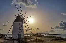 Molino en el término municipal de San Pedro del Pinatar