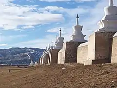 Exterior del monesterio de Erdene Zuu