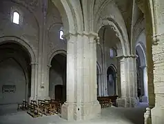 Interior de la iglesia del monasterio de Poblet.