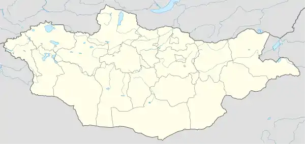 Darjan ubicada en Mongolia