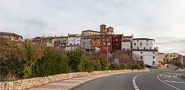 Vista desde la carretera.