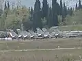 G-4 super Galebs montenegrinos en Golubovci.