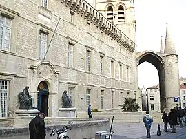 La actual Facultad de Medicina, en lo que antes era el monasterio de San Benito