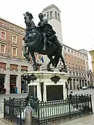 Estatua ecuestre de Alejandro Farnesio, de Francesco Mochi(1622-1625), uno de los llamados Cavalli del Mochi.