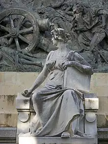 La estatua de la Musa Clío