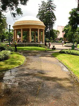 Parque Morazán en San José (Costa Rica).