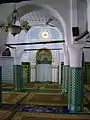 Mihrab y sala de oración.