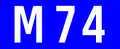 Tipo de letra de autopista, utilizado para la numeración de carreteras en las autopistas del Reino Unido