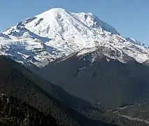 Washington: monte Rainier (4392 m), desde el noreste