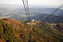 Vista panorámica, al fondo Tsukuba.