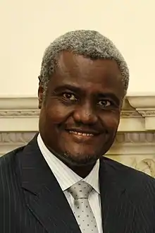 Unión AfricanaMoussa Faki, Presidente