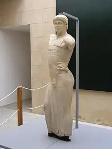 Efebo de Motia (s. V a. C.). Posiblemente esculpida por griegos en territorio púnico.