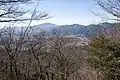 Monte Tsukuba visto desde el Monte Nandai.