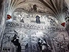 Murales del convento de San Nicolás Tolentino en Actopan (México).