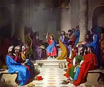 Cristo con los doctores del templo, de Ingres