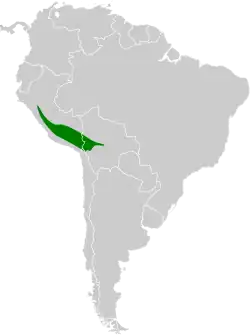 Distribución geográfica de la dormilona gigante.
