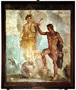 Arte Clásico: Perseo y Andrómeda de Pompeya