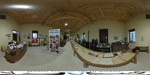 Museo del Ferrocarril de Brañuelas - Visita interior