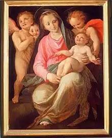 Virgen con el Niño, Maso da San Friano