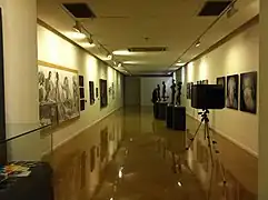 Sala de exposiciones temporales de la planta baja